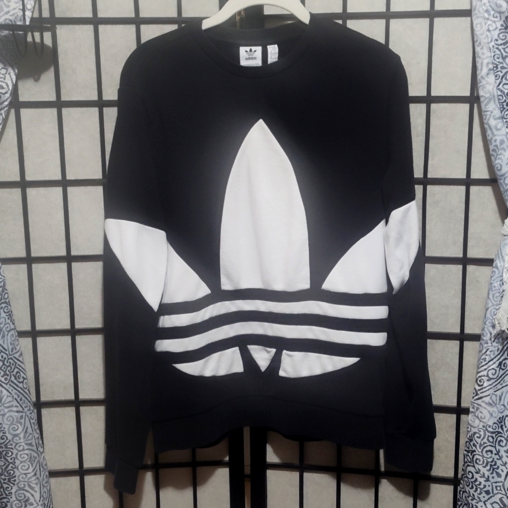 Adidas XL black and white sweater